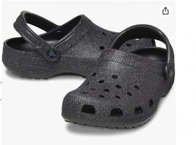 Crocs Sabots Sparkly paillettes Noir 38-39 EU