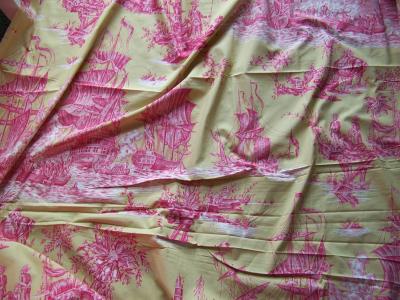 COUPON DE TISSU  MANUEL CANOVAS 1992 HISPANIOLA 147 cm x 210cm        J 47