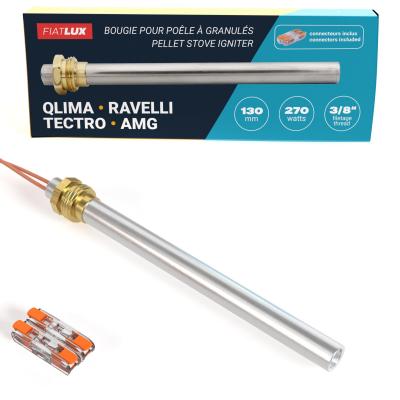 Bougie Po�le � Granul�s compatible avec Ravelli-Tectro-AMG   130-140mm - 270W
