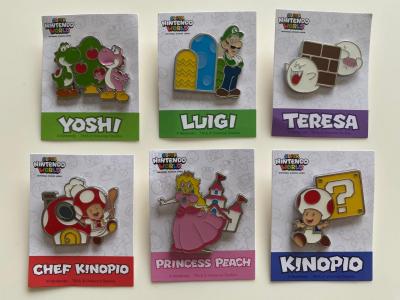Lot 6 Pins Nintendo World Exclusive Pin Universal Studios Japan (USJ)