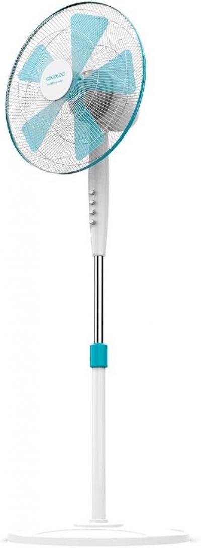 Ventilateur Sur Pied Silencieux 45W Puissant R�glable 3 Vitesses Minuterie