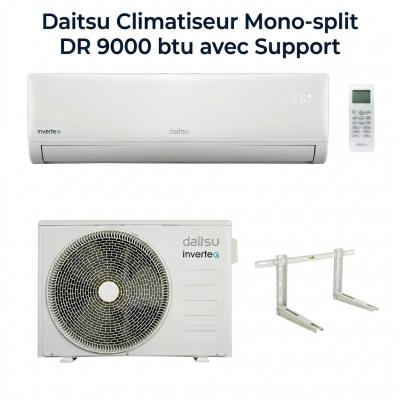 Climatiseur Daitsu DR 9000 BTU Monosplit Inverter R32 Wifi A   Pompe Chaleur Sup