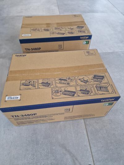 Lot de 2 Toner Brother TN3480P neuf   Cartouche d'encre noire