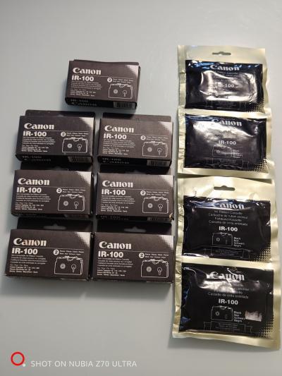 Cartouche cassette Canon IR 100 lot de 18 ruban encreur noir non corrigible