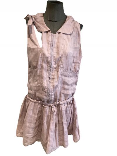 Magnifique Robe D �t� Ramie Mauve Clair Marith� Francois Girbaud L Jamais Port�