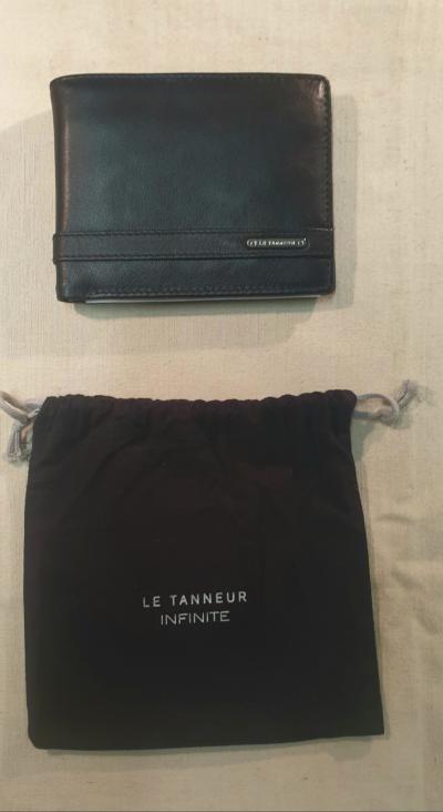 PORTEFEUILLE HOMME CUIR LE TANNEUR 11.5 X 9 CM