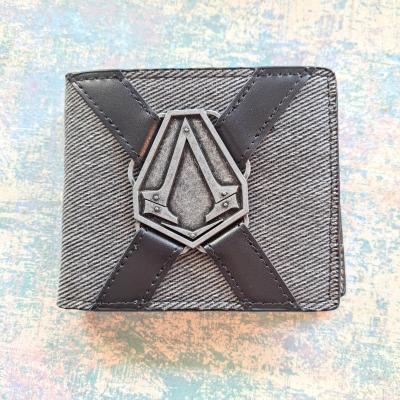 Portefeuille style Assassin s Creed   Similicuir & tissu   Design gamer