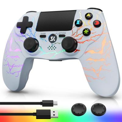 CHENGDU Manette PS4 Sans Fil, Manette de Jeu pour PlayStation 4-Pro-Slim