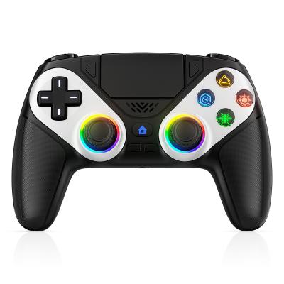 Manette sans fil RGB pour PS5 Pro-Slim-PC, palettes arri�re et haut parleur