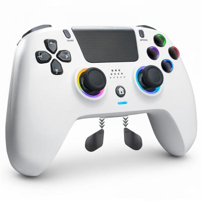 Manette Sans Fil Compatible avec PS4-Pro-Slim, Hall Effect Manettes avec Hall