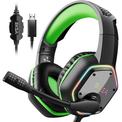 KSA Casque Gaming, Casque Gamer USB avec Son Surround 7.1, Casque ps4