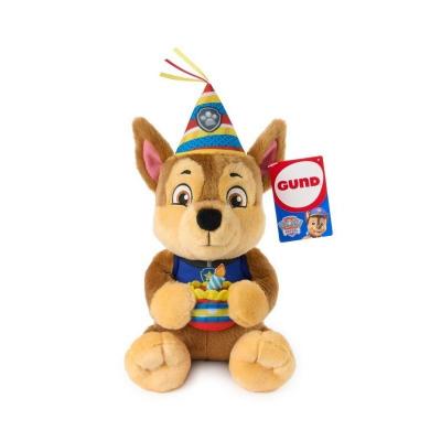 Peluche c�lins   Anniversaire Chase   25cm   La Pat'Patrouille   Gund
