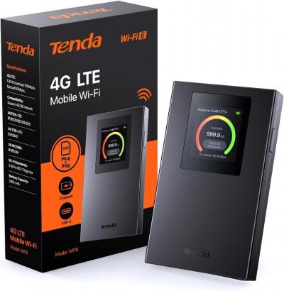 MF6 Routeur 4G SIM Portable, WiFi 6 AX300Mbps, Pocket WiFi Portable, MiFi 4G