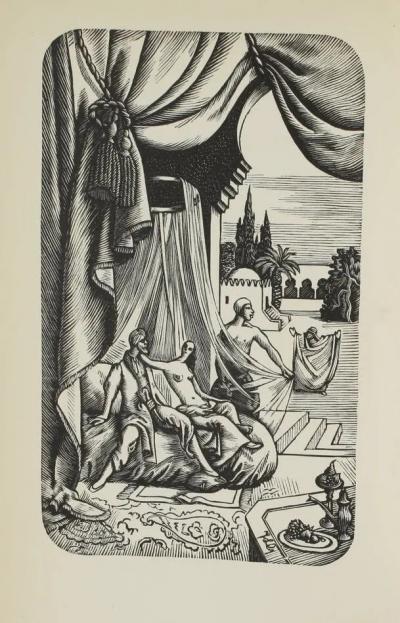 MERIMEE   Le th��tre de Clara Gazul, gravures sur bois par Gampert   1922