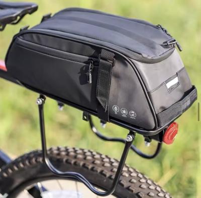 Sacoche V�lo Porte Bagages Arri�re 8L �tanche Sac Transport VTT VTC E Bike Noir
