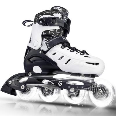 Patins � roulettes r�glables pour enfants Patins en ligne amusants