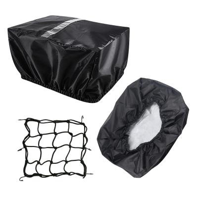 Lot de 2 Housse de Panier de V�lo Imperm�able avec Filet Housse de Pluie avec...