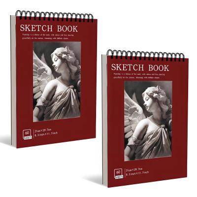 Lot de 2 Carnets de Croquis A4, 120 Feuilles (240 Pages) 100 g-m� Carnet