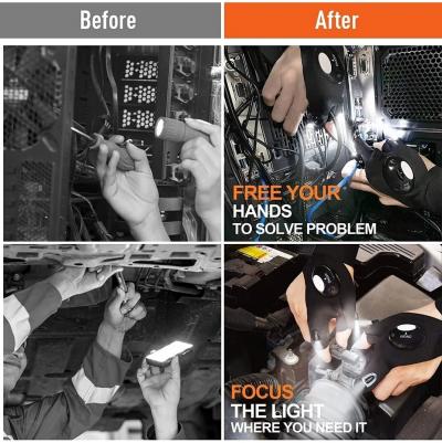 1 Pair Led Gloves Mechanical DIY Waterproof Fishing Torch Camping Survival