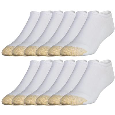 656f Cotton No Show Athletic Socks, Multipairs Chaussettes, Blanc (12 Paires)