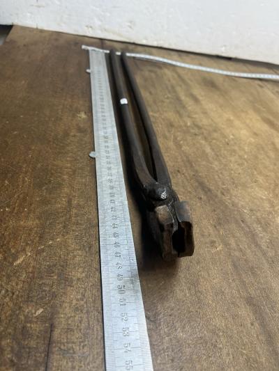 outil ancien fer forg� pince de forge old tool Forgeron Chaudronnier R�f 26-2892