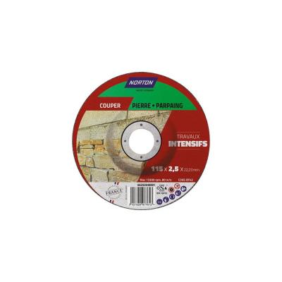 Disque � tron�onner   la pierre   115 x 2.5 x 22.23 mm   travaux intens NORTON