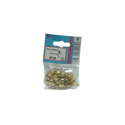 CLOU TAPISSIER ACIER DORE 9.5MM X65 VYNEX   14612