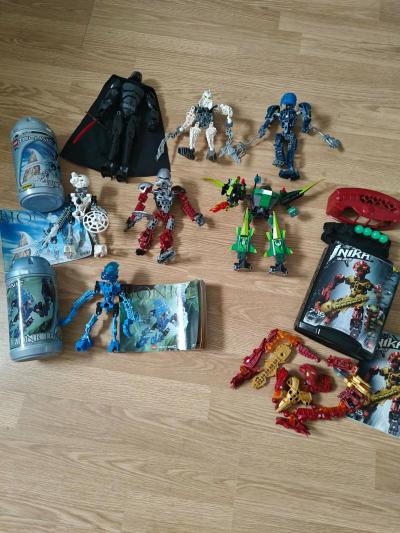 Gros Lot lego bionicle vintage avec boite notice lego exoforce star wars