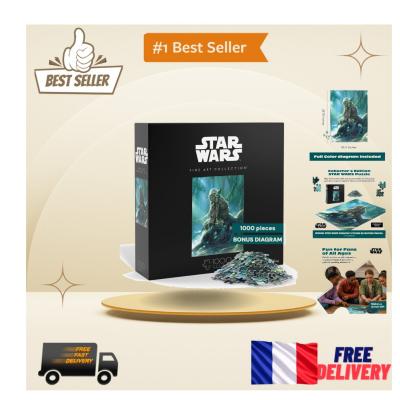 Puzzle Tridimensionnel Yoda 1000 Pi�ces   Collection Star Wars   Fabriqu� USA