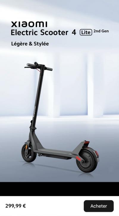 Trottinette Xiaomi  4