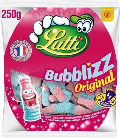 Lutti   Bubblizz Original   Paquet de confiserie Bonbons 250g