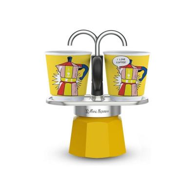 Set cafetiere italienne   2 tasses   BIALETTI   Mini express LICHTENSTEIN   100