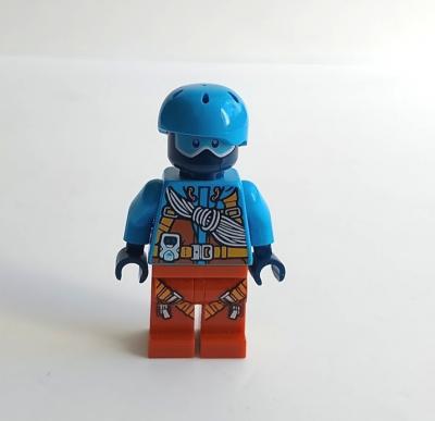 Lego City Figurine Cty0923 Arctic Climber Grimpeur Escalade Minifigure   2018