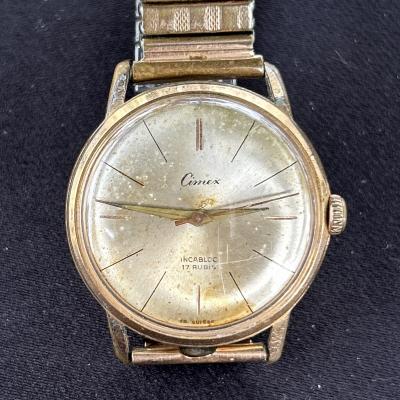Montre Cimex Incabloc 17 Rubis   Montre suisse vintage m�canique