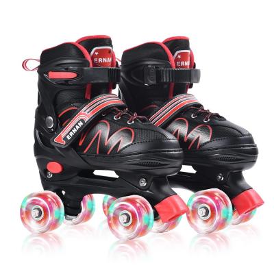 Roller Filles et Gar�ons, Patin � Roulette 4 Taille R�glable, Quad Avec 8 Roues