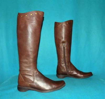 Reitstiefel LA SUITE aus Braunem Leder Gr��e