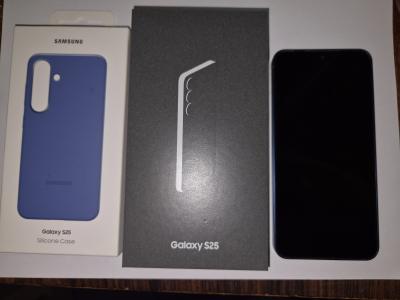 SAMSUNG GALAXY S25   512GO   12GO   BLEU NUIT NAVY   deux coques