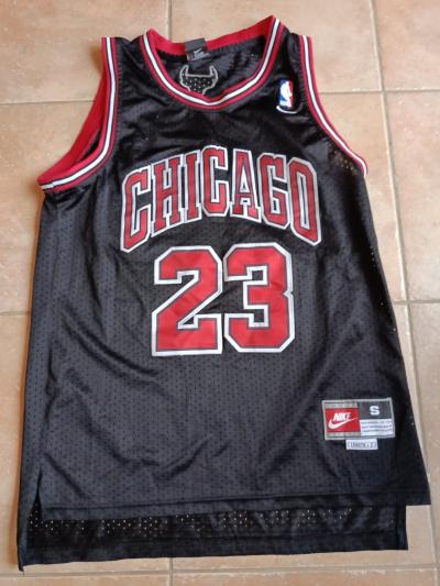 Maillot de match Basketball NBA Noir Nike CHICAGO JORDAN 23   Taille S