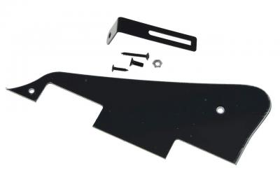 Plaque de protection pour guitare noire � 3 plis LP avec support noir pour E...