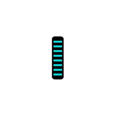 Attache c�ble ProGuard   Avant   Autocollant   Protection maximale   Turquoise