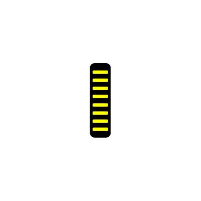 Attache c�ble ProGuard   Avant   Autocollant   Protection maximale   Jaune