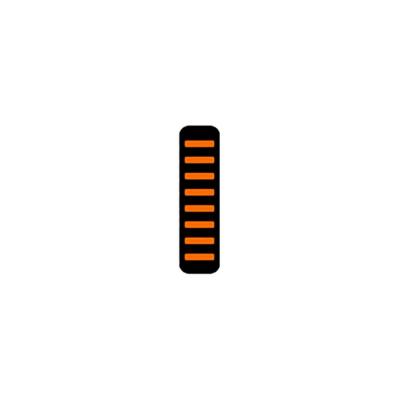 Attache c�ble ProGuard   Arri�re   Autocollant   Orange
