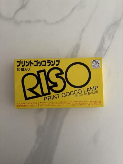 Bo�te de 10 lampes flash RISO Print Gocco