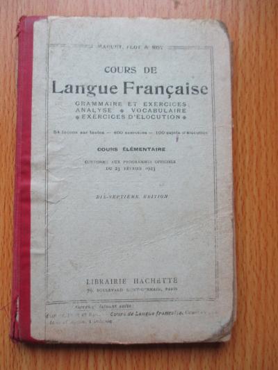 Lot de 4 anciens livres scolaires en l'�tat