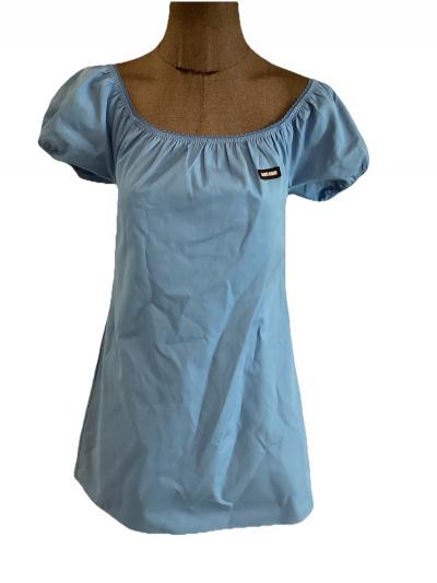 Superbe Et Authentique Robe Coton Bleu Miu Miu 36 Jamais Port� 1580