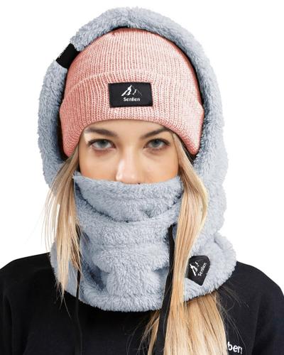 Dresmannst Cagoule pour Temps Froid en Polaire CoupeVent Masque de Ski Hiver ...