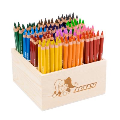 Classpack XBig Basic Colours Bo�te en bois avec 144 crayons de couleur, 12 co...