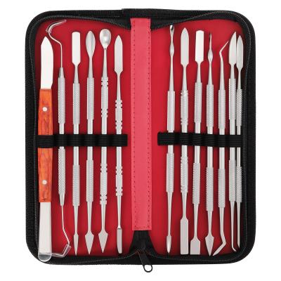 Lot de 13 outils de sculpture de cire � double t�te en acier inoxydable pour ...