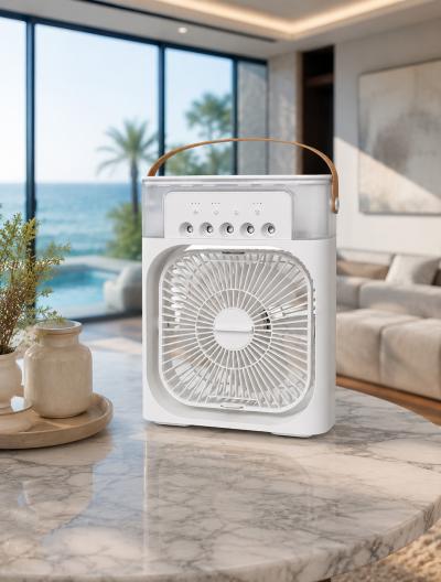 Nouveau 3 en 1 ventilateur climatiseur m�nage Mini refroidisseur d'air LED veill