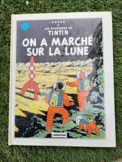 TINTIN : ON A MARCHE SUR LA LUNE POP UP  en TTBE